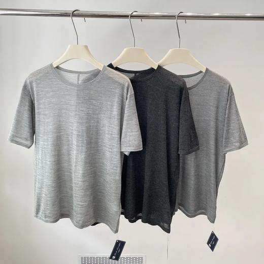 重磅渠道  进口纱线！BOTTO 真丝羊绒  天花板针织 Row宽松廓形T恤  圆领短袖/长袖针织衫 商品图4