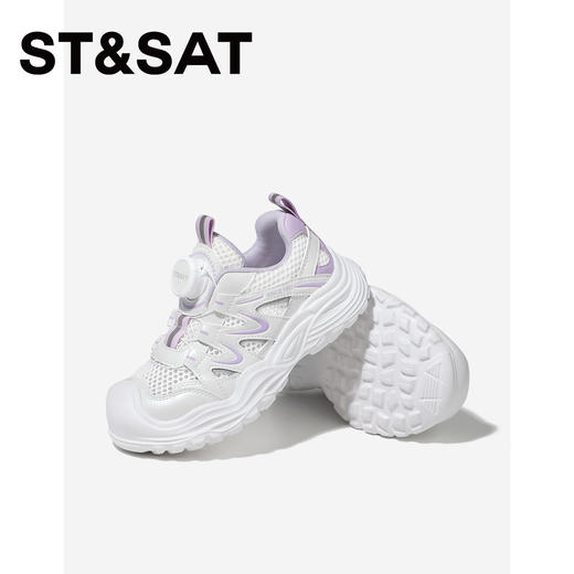 【童鞋】星期六休闲免系带男女童运动老爹鞋SSE2192L20 商品图4