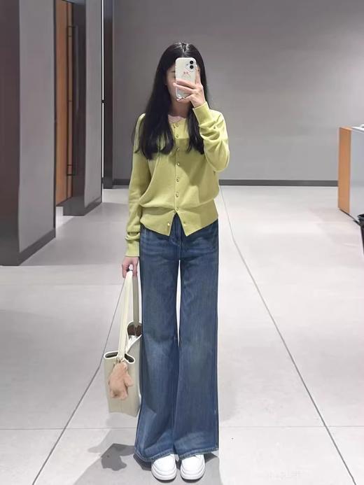 巨好看的春天色系 春日青柠绿针织开衫 商品图5