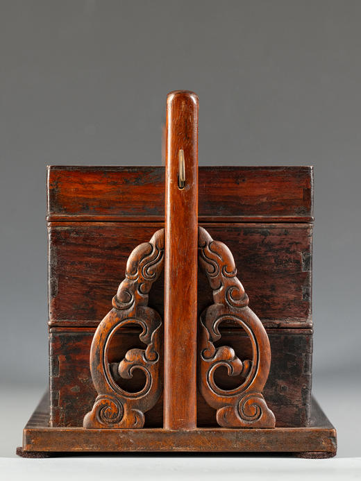 清	黄花梨两撞提梁盒 商品图3