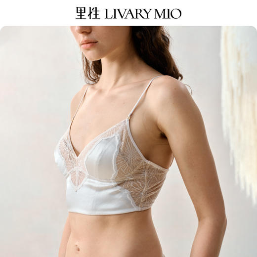 Livary Mio/里性 如约法式蕾丝文胸无钢圈真丝美背内衣性感胸罩 商品图1
