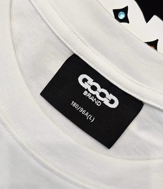 F032089镂空圆领套头新款男女同款纯棉刺绣美式复古短袖T恤 商品图14