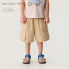 马克珍妮休闲松弛男童莱赛尔工装短裤2026年夏装新款560352 商品缩略图0