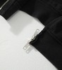 F032031字母标语不规则解构拼接重磅水洗做旧双拉链夹克外套 商品缩略图3