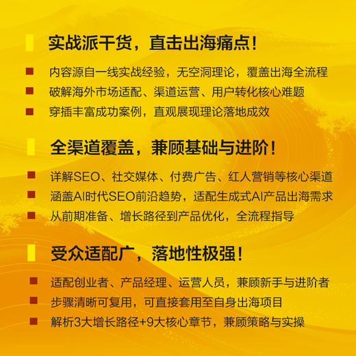出海：产品全球化营销实践 AI时代抓住全球化机遇破解出海落地难题实现产品海外增长 海外市场营销实操书籍 商品图1
