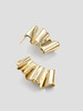 ANATTA｜E-R03-GD 金色不对称耳环【裂Riftline】 商品缩略图3