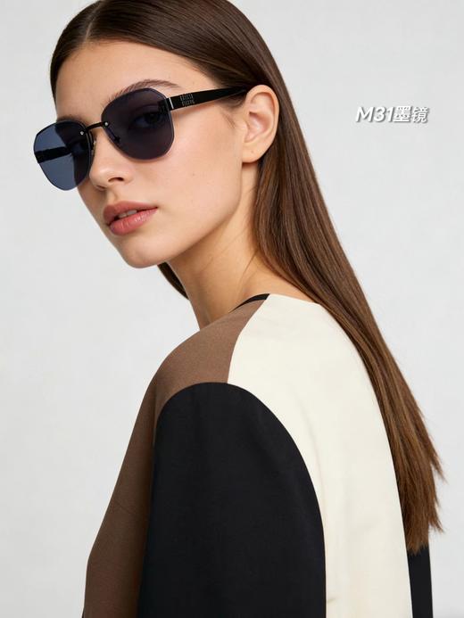 F032088新款女士偏光太阳镜适合方脸长脸菱形脸墨镜 商品图14