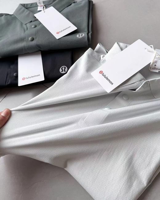 F032083户外透气速干科技面料简单大气男士polo衫短袖T恤 商品图6