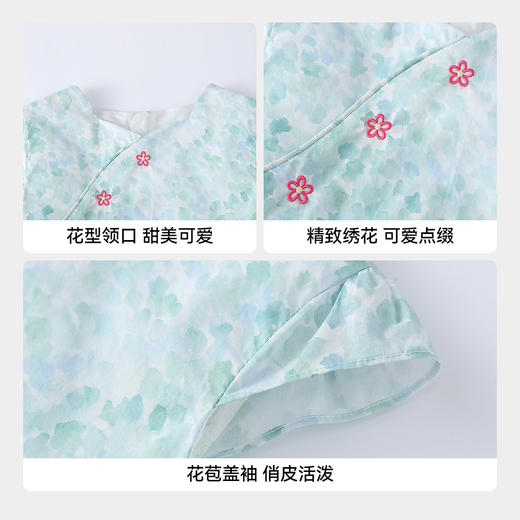 【实体店同款】女童连衣裙夏季新款安奈儿童装XG623187 商品图4