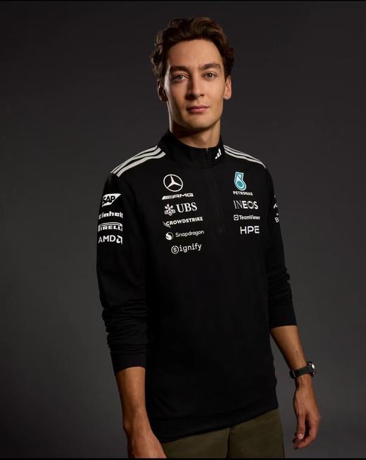 F0320123联名款时尚百搭舒适套头半拉链长袖T恤卫衣 商品图9