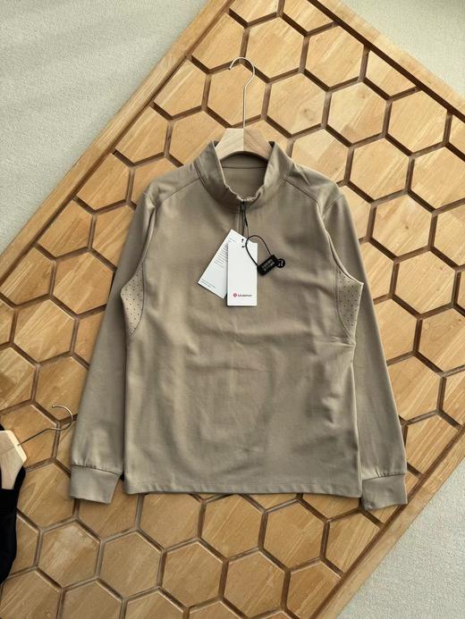 F032070日常通勤拉链长袖设计快干吸湿男士运动休闲卫衣 商品图5