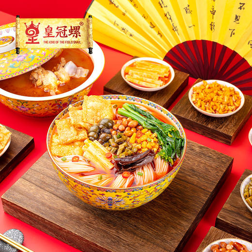 【醒粉福利19.9元5袋】皇冠螺螺蛳粉经典原味330g*5包装 商品图6