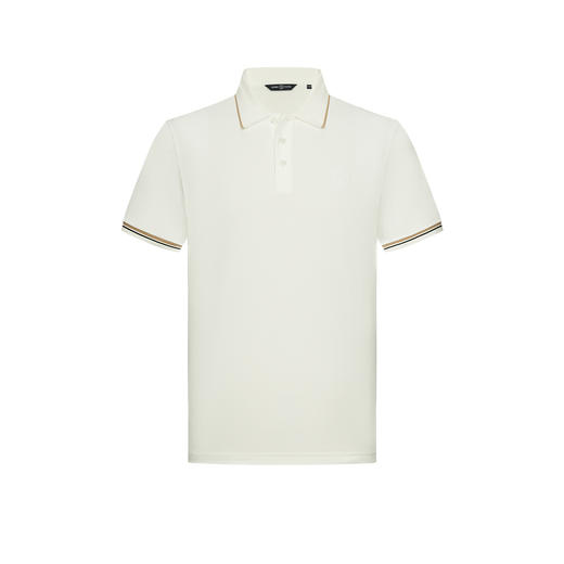 德鲨鲨鱼白色短袖POLO衫男青年2026夏新款休闲百搭上衣翻领T恤衫 商品图4