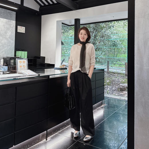 （真丝浮力）火桐hooton 桑蚕丝波点飘带丝巾 商品图3