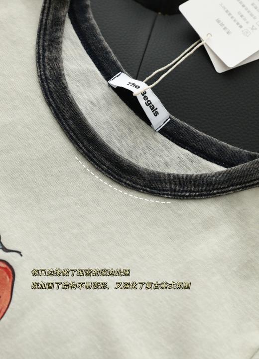 100%雨露棉复古炒色番茄T 🍅韩国单～休闲短袖T恤 商品图12