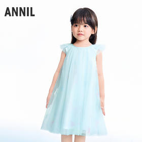 【实体店同款】女童无袖连衣裙夏季新款安奈儿童装XG623108