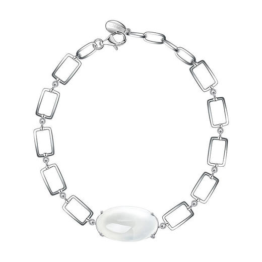 【白水晶手链】S925银时尚轻奢首饰品送女生生日节日礼物JT25011-水晶CC 商品图5