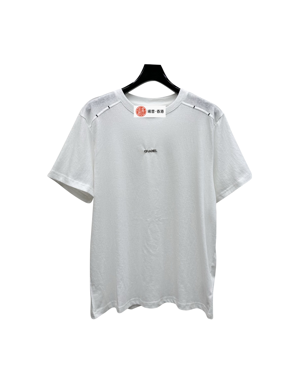 女款落肩logo短袖T恤ba025