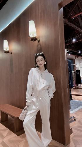 PIAN AI冷小姐# 多色带帽运动休闲套装