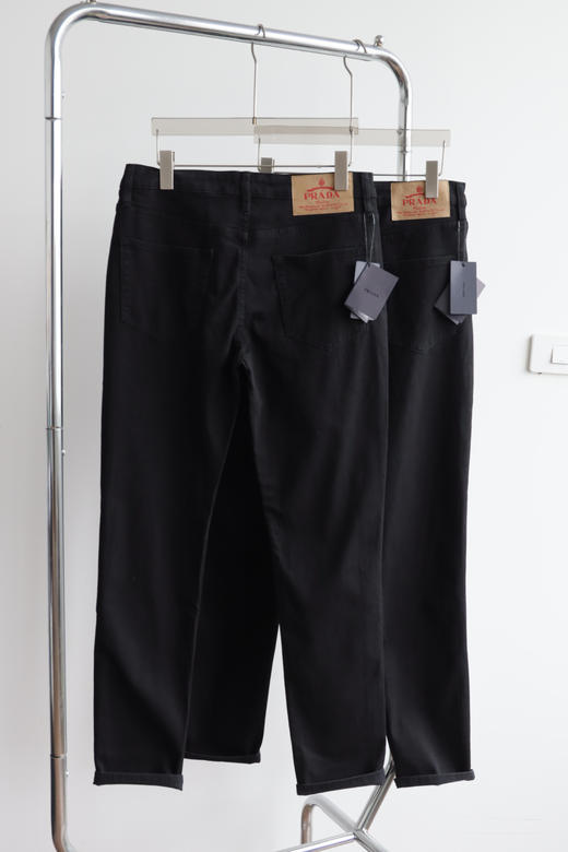 26 P.R.D 水洗黑色微弹力 小直筒牛仔裤 NZK261 商品图4