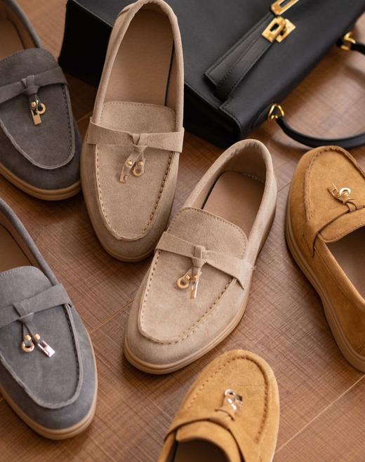 （3-5天发货）喵小仟LP同款 流苏锁扣乐福鞋 商品图1