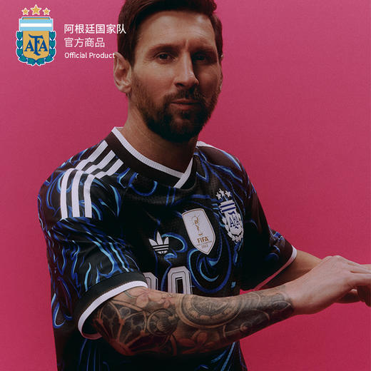 【官网同款】阿根廷国家队｜26赛季客场球员版球衣梅西 商品图0