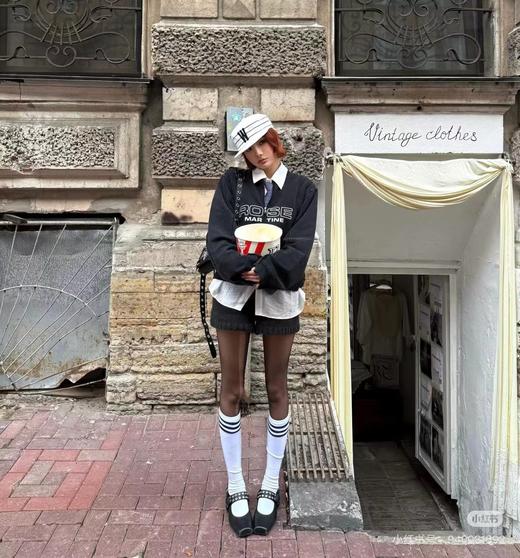 F032031字母标语不规则解构拼接重磅水洗做旧双拉链夹克外套 商品图11