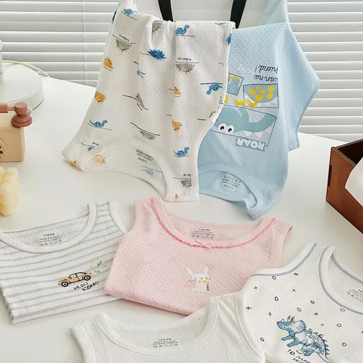 【39.9/3件】儿童夏季背心纯棉A类吊带男童女童100-160码店 商品图9