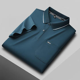 男士POLO衫夏季新款高品质纯色口袋款透气短袖T恤   PSL-PSL8402