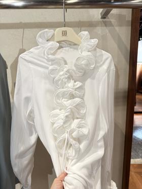 PIANAI冷小姐# 白色花边衬衣