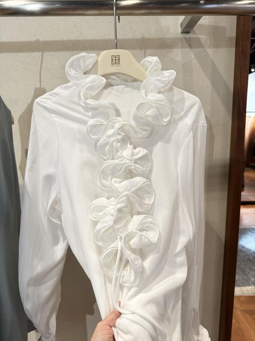 PIANAI冷小姐# 白色花边衬衣 商品图0