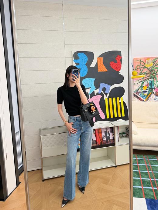 古驰 新品🆕胸前刺绣字母短袖针织衫（MM） 商品图7