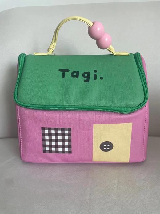 F032028大容量相机收纳包化妆包机灵小球点缀机灵小房子防水便携洗漱包 商品图7