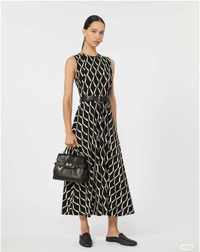 MAXMARA原单A字连衣裙长裙