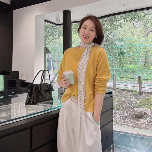 （真丝浮力）火桐hooton 桑蚕丝波点飘带丝巾 商品图4