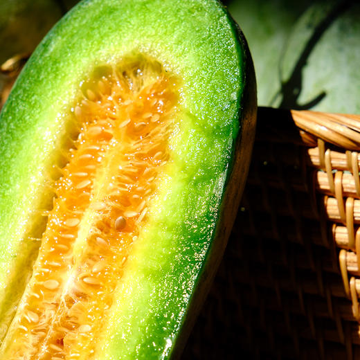 『山东羊角蜜瓜』博洋酥7号，酥脆香甜，肉瓤肥厚 商品图9