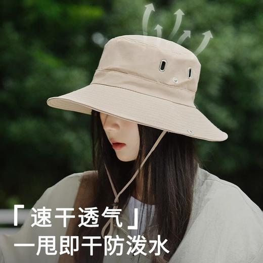 【户外刚需❗️西部牛仔防晒帽】全脸防晒环绕式大帽檐，轻薄透气，舒适不闷头，防晒太阳帽女户外男遮阳大帽檐登山帽子徒步L 商品图1