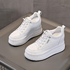 新款潮流内增高休闲厚底松糕跟坡跟平底加绒小白鞋单鞋XBT335 商品缩略图0