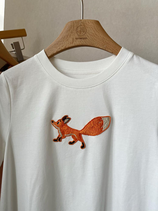 【防晒凉感】噢蜜ooomeooo刺绣狐狸🦊T 商品图8
