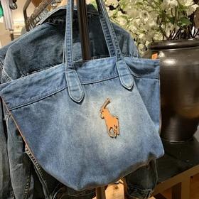RL水洗牛仔托特包！文艺复古感，轻便大容量，春夏超实用