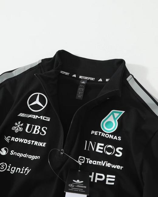 F0320123联名款时尚百搭舒适套头半拉链长袖T恤卫衣 商品图1