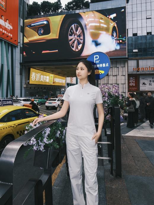 威海迪尚排单，新款2026夏季Kl可*隆 男士吸湿速干半拉链立领短袖T恤 商品图6