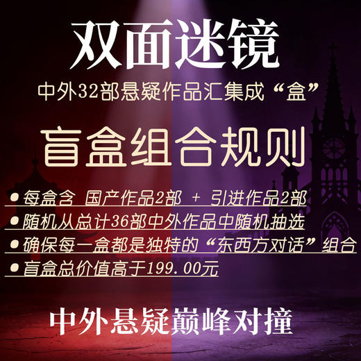 【限定盲盒套装】双面迷镜 推理悬疑盲盒套装（国产作品2部 + 引进作品2部） 商品图2
