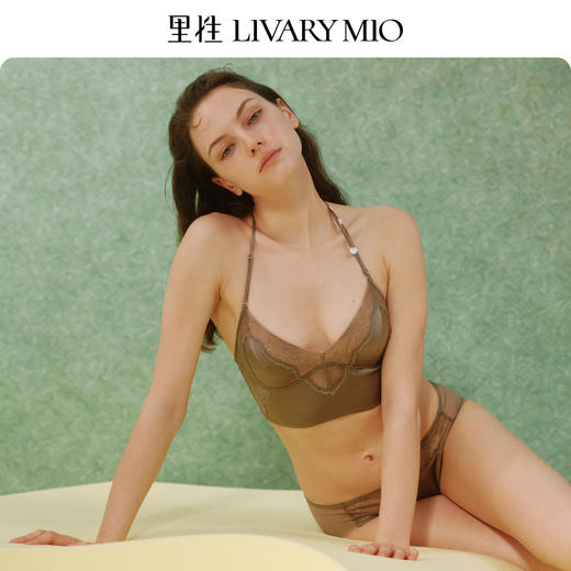 Livary Mio/里性 如约法式蕾丝文胸无钢圈真丝美背内衣性感胸罩 商品图6