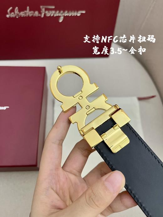 菲拉格慕. 扣头：（金/银 可选）新款纯钢扣 3.4cm（GD） 商品图6