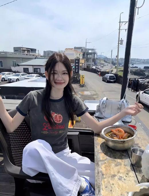 100%雨露棉复古炒色番茄T 🍅韩国单～休闲短袖T恤 商品图11