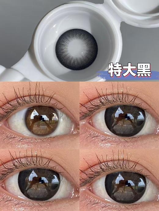 【瓶装】年抛新款特大黑/甜丧黑兔/沙柰子黑~美瞳 商品图0