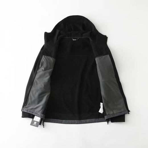 F032063运动户外登山徒步防风防泼保暖透气薄绒软壳拉链外套 商品图9