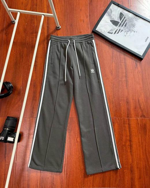 F032014新款休闲复古百搭透气舒适微弹直筒阔腿裤长裤 商品图7