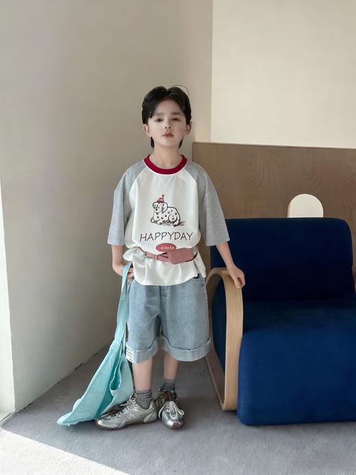 【✨ 宝妈们必入39.9/2件起】韩系儿童短袖萌娃插肩长袖 T 恤｜40 支精梳紧密纺纯棉高定面料软到心坎里聚★为爱严选 商品图9